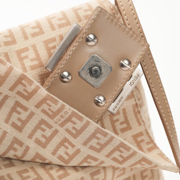 Fendi Beige Tortora & Pietra Zucchino Piatta Crossbody - Picture 11 of 14